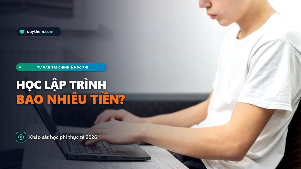 1 Khóa học lập trình bao nhiêu tiền