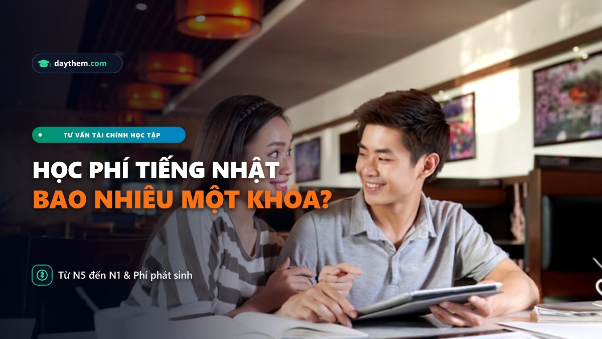 1 Khóa học tiếng Nhật bao nhiêu tiền