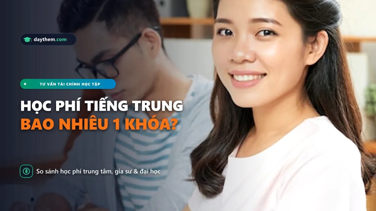 1 Khóa học tiếng Trung bao nhiêu tiền