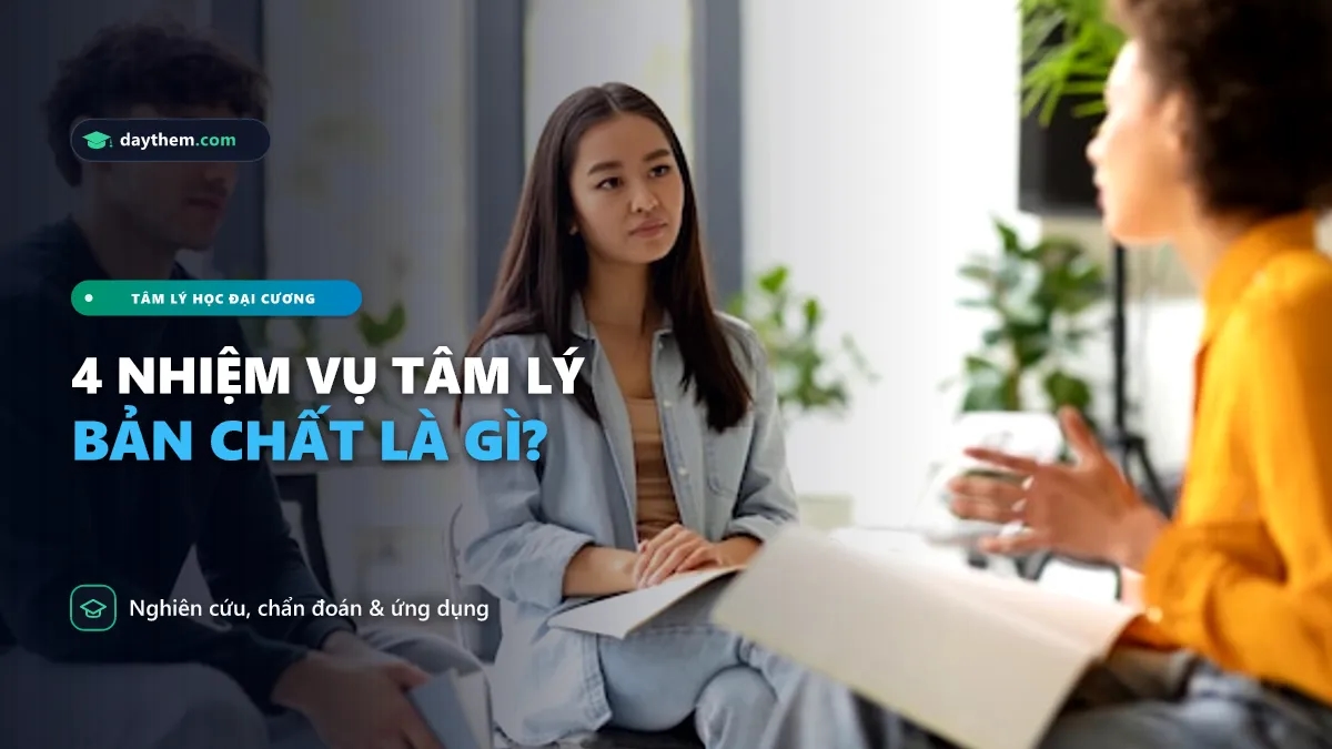 4 Nhiệm vụ của tâm lý học là gì