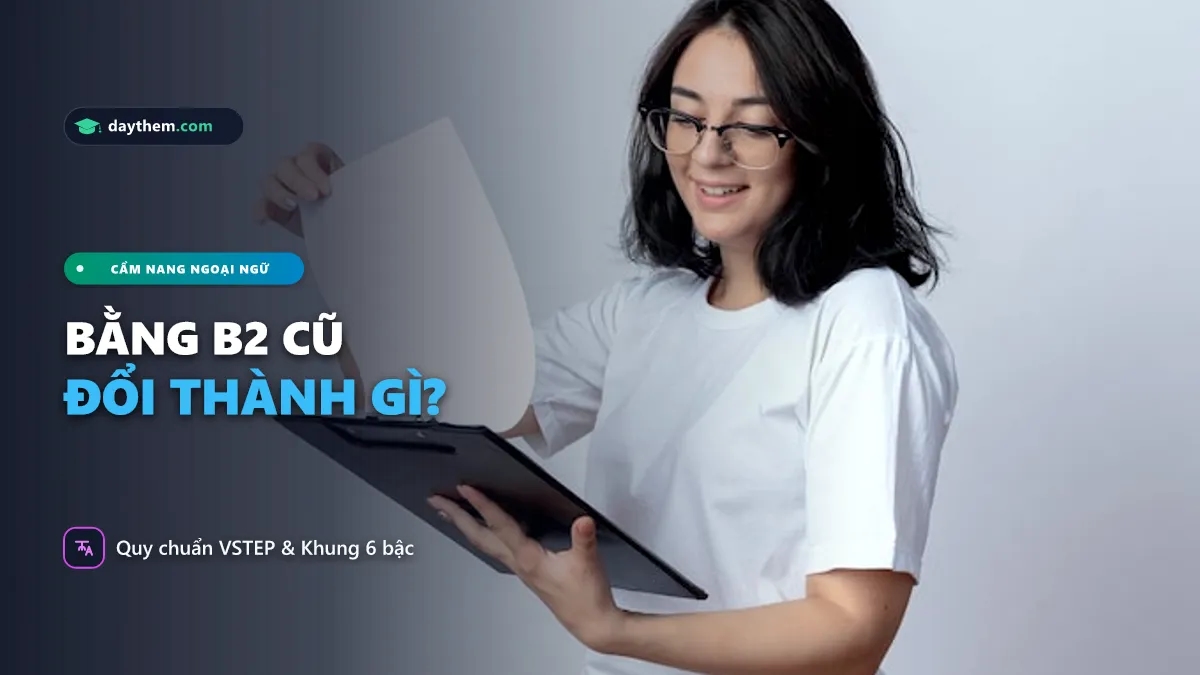 Bằng B2 cũ bây giờ là bằng gì