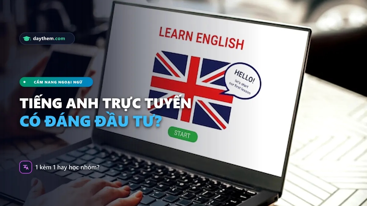 Có nên học tiếng Anh trực tuyến không