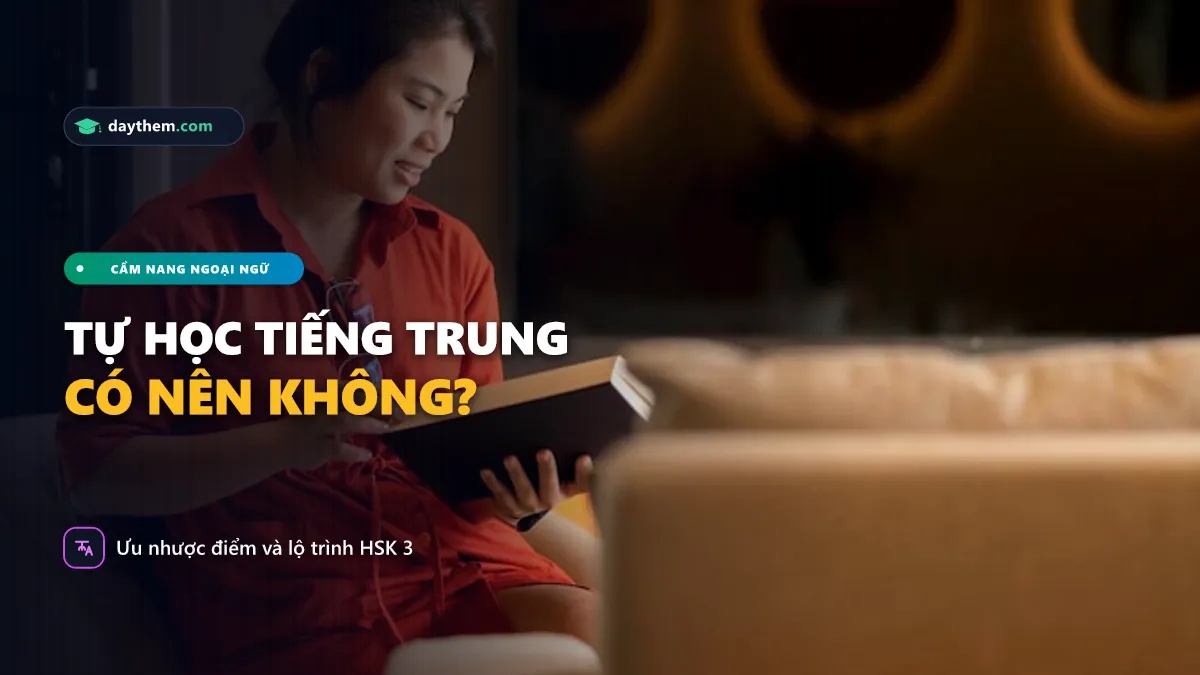 Có nên từ học tiếng Trung tại nhà không