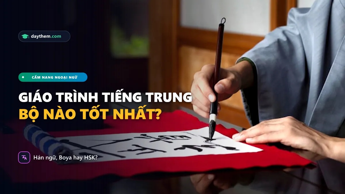 Có những loại giáo trình tiếng Trung nào