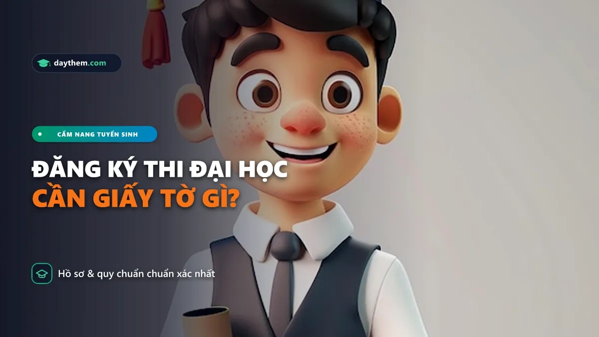 Đăng ký thi đại học cần những giấy tờ gì