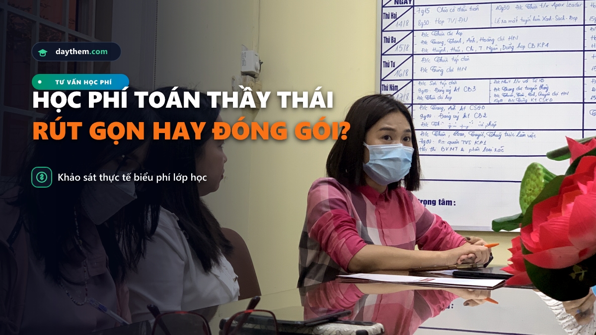 Địa Chỉ Thầy Vũ Vĩnh Thái Dạy Toán