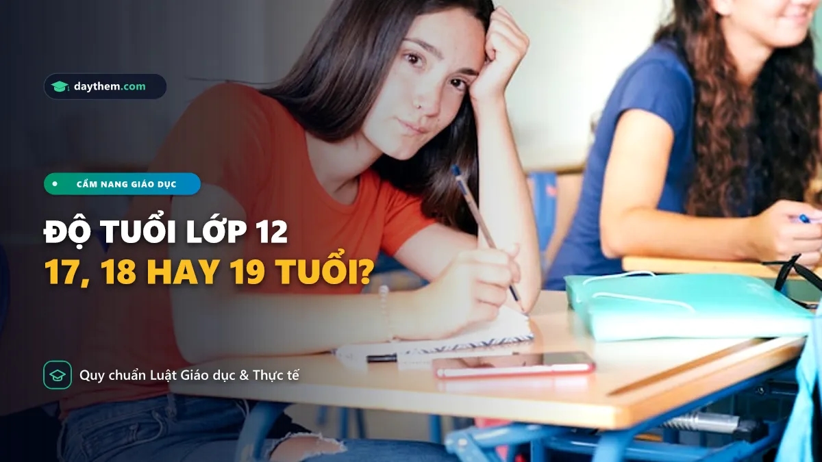 Học hết lớp 12 là bao nhiêu tuổi