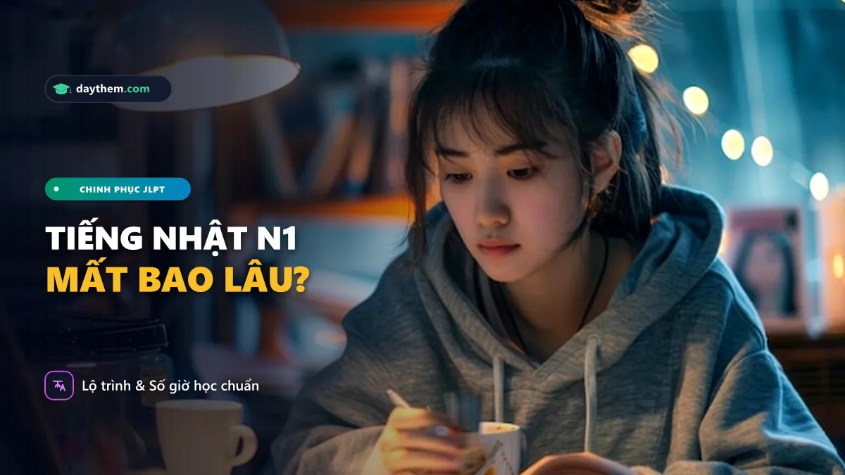 Học tiếng Nhật lên N1 mất bao lâu