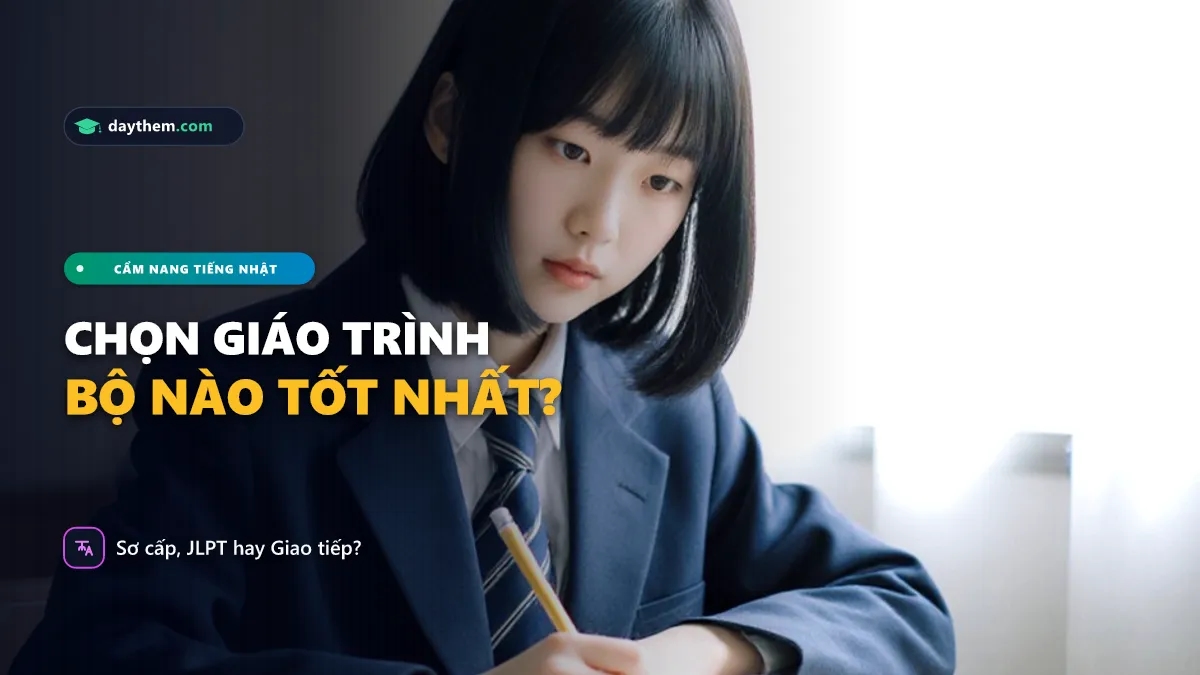 Học tiếng Nhật nên học giáo trình nào