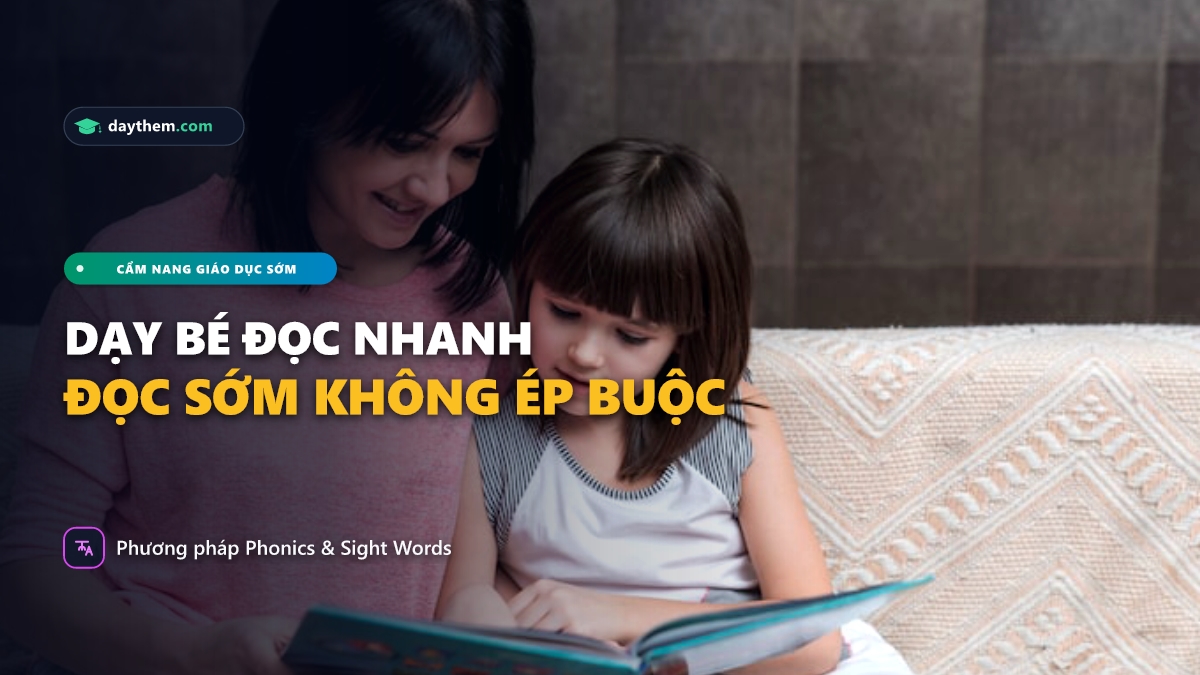 Làm cách nào để dạy bé đọc nhanh