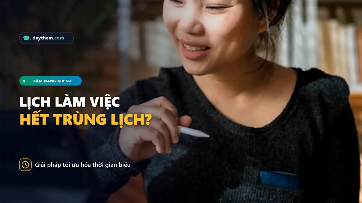 Làm cách nào để lên lịch làm việc