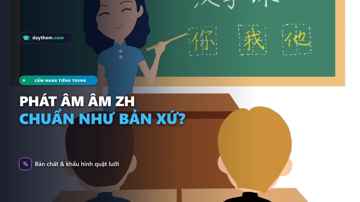 Làm cách nào để phát âm âm zh