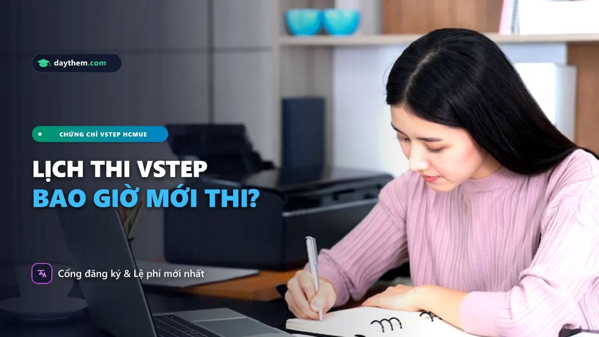 Lịch thi VSTEP tại HCMUE như thế nào