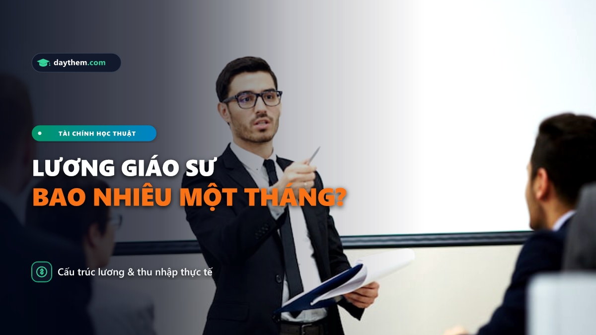 Lương của giáo sư đại học là bao nhiêu