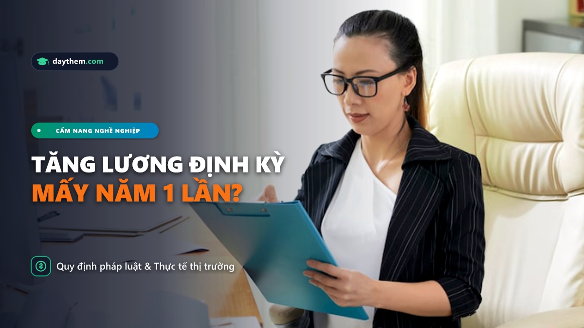 Mấy năm thì được tăng lương một lần