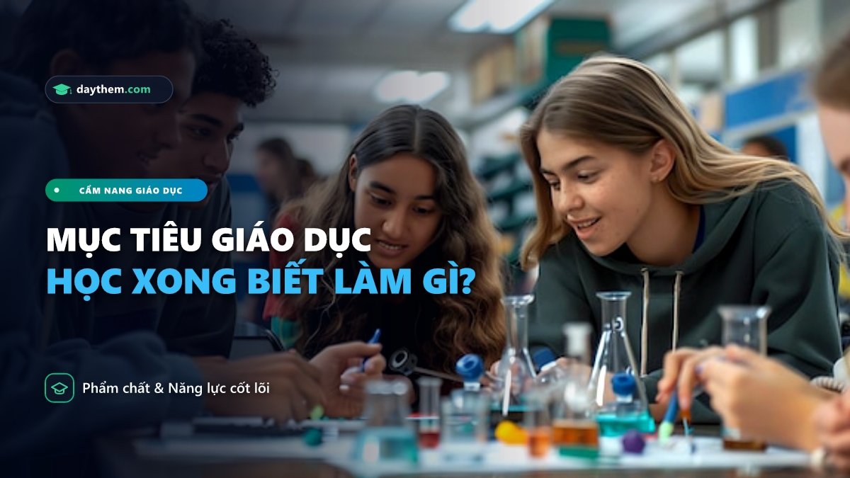 Mục tiêu giáo dục hiện nay là gì