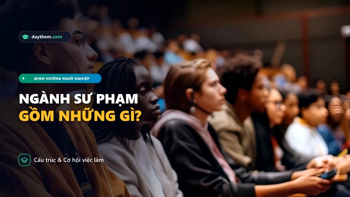 Ngành Sư phạm bao gồm những ngành nào