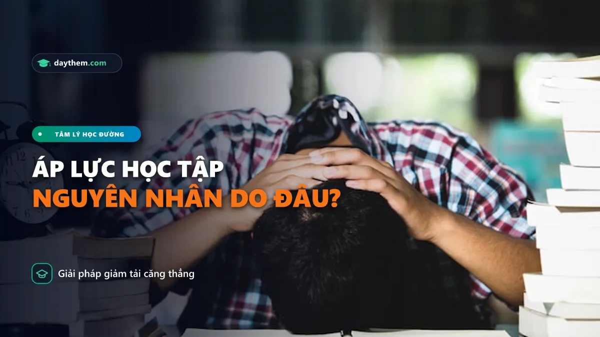 Nguyên nhân nào gây ra áp lực học tập