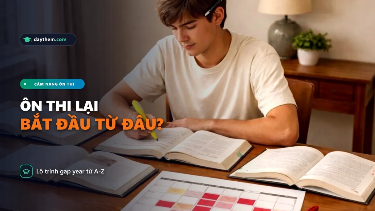 Ôn thi lại đại học nên bắt đầu từ đâu