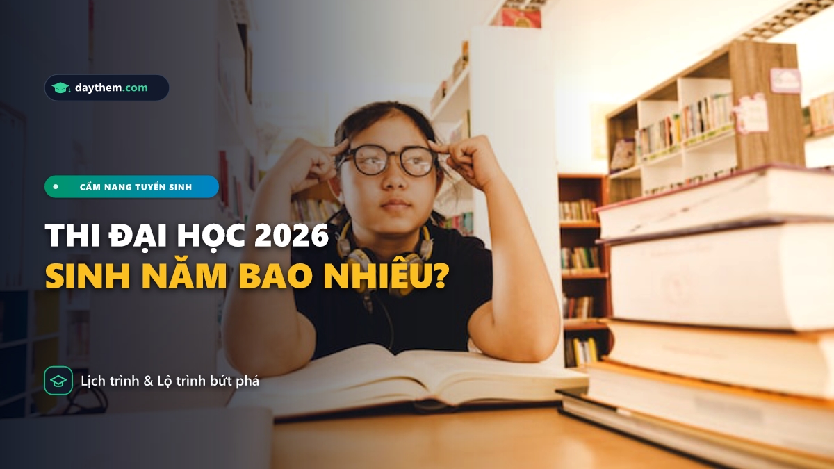 Thi đại học 2026 sinh năm bao nhiêu