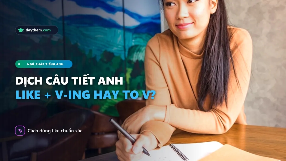 Tôi thích uống sữa tiếng Anh là gì