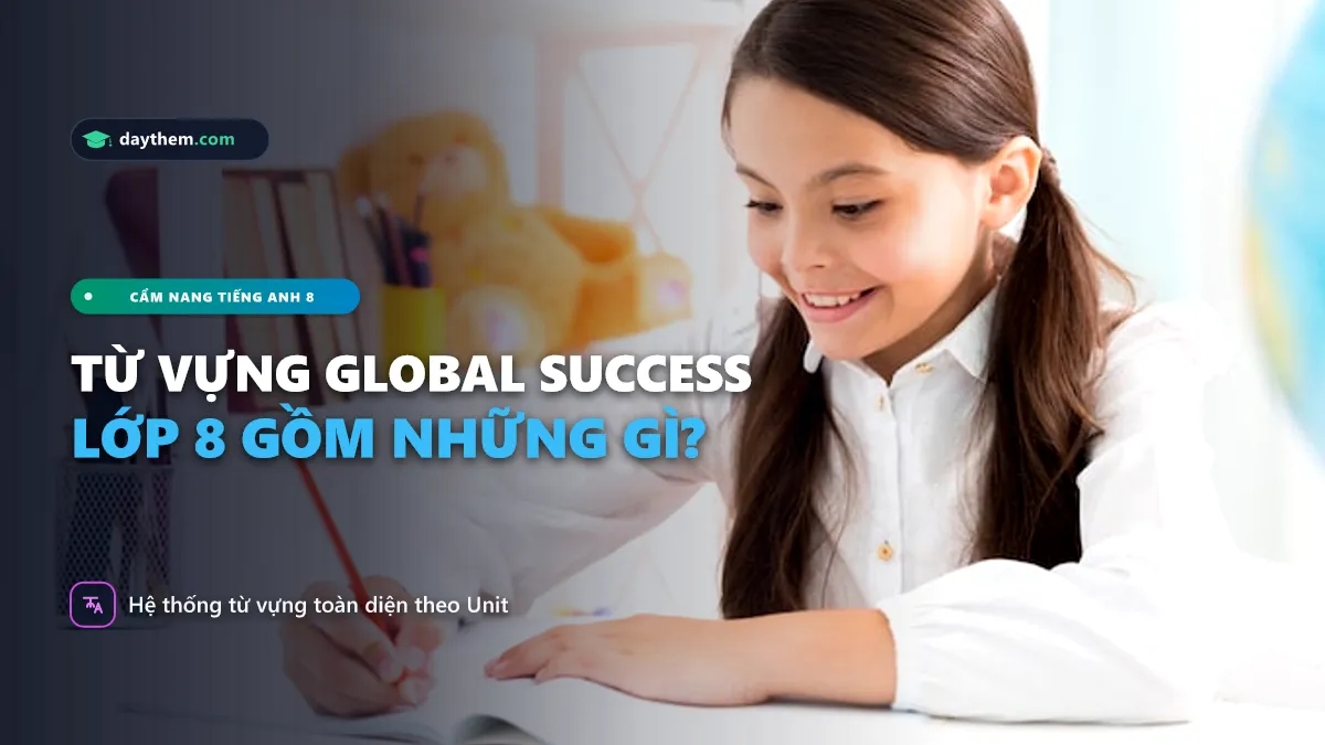 Từ vựng Global Success lớp 8 có những gì
