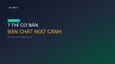 7 thì cơ bản trọng tiếng Anh là gì
