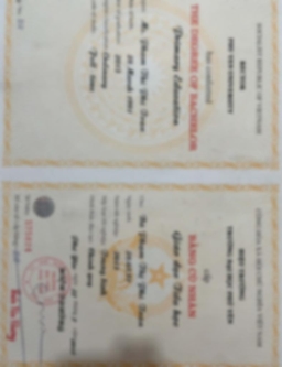 Bằng cấp 1