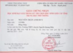 Bằng cấp 1
