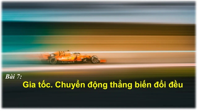 Giáo Án PowerPoint Vật Lí 10 Bài 7 Gia Tốc Chuyển Động Thẳng Biến Đổi Đều - Thumbnail