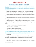 Đề Cương Ôn Thi Lịch Sử 9 Học Kỳ 1 - Thumbnail