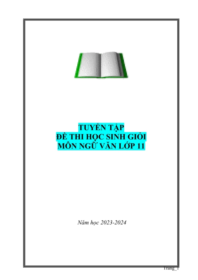 Tuyển Chọn 55 Đề Thi HSG Ngữ Văn 11 - Thumbnail