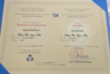 Bằng cấp của Gia sư dạy kèm Phan Thị Ngọc Như Câu lạc bộ gia sư Bách Khoa TPHCM