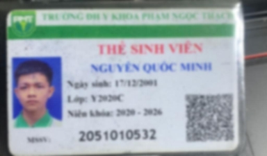Bằng cấp của Sinh viên dạy kèm NGUYỄN QUỐC MINH Đại học y khoa Phạm Ngọc Thạch