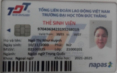 Bằng cấp của Giáo viên trung tâm Ngô Thị Như Huỳnh Kita English and Chinese Center