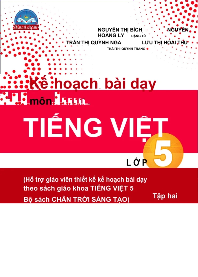 Kế Hoạch Bài Dạy Tiếng Việt 5 CTST Học Kỳ 2 - Thumbnail