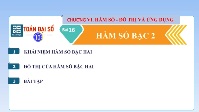 Giáo Án PowerPoint Toán 10 KNTT Bài 16 Hàm Số Bậc Hai - Thumbnail