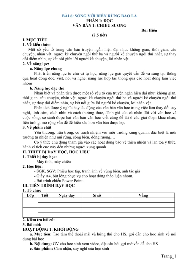 Giáo Án Môn Văn 11 Học Kỳ 2 - Thumbnail