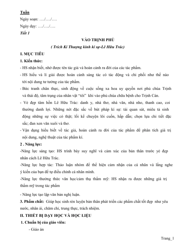 Giáo Án Ngữ Văn 11 Theo Công Văn 5512 Học Kỳ 1 Rất Hay - Thumbnail