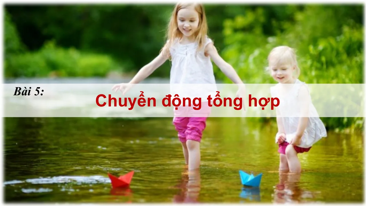 Giáo Án PowerPoint Vật Lí 10 Bài 5 Chuyển Động Tổng Hợp