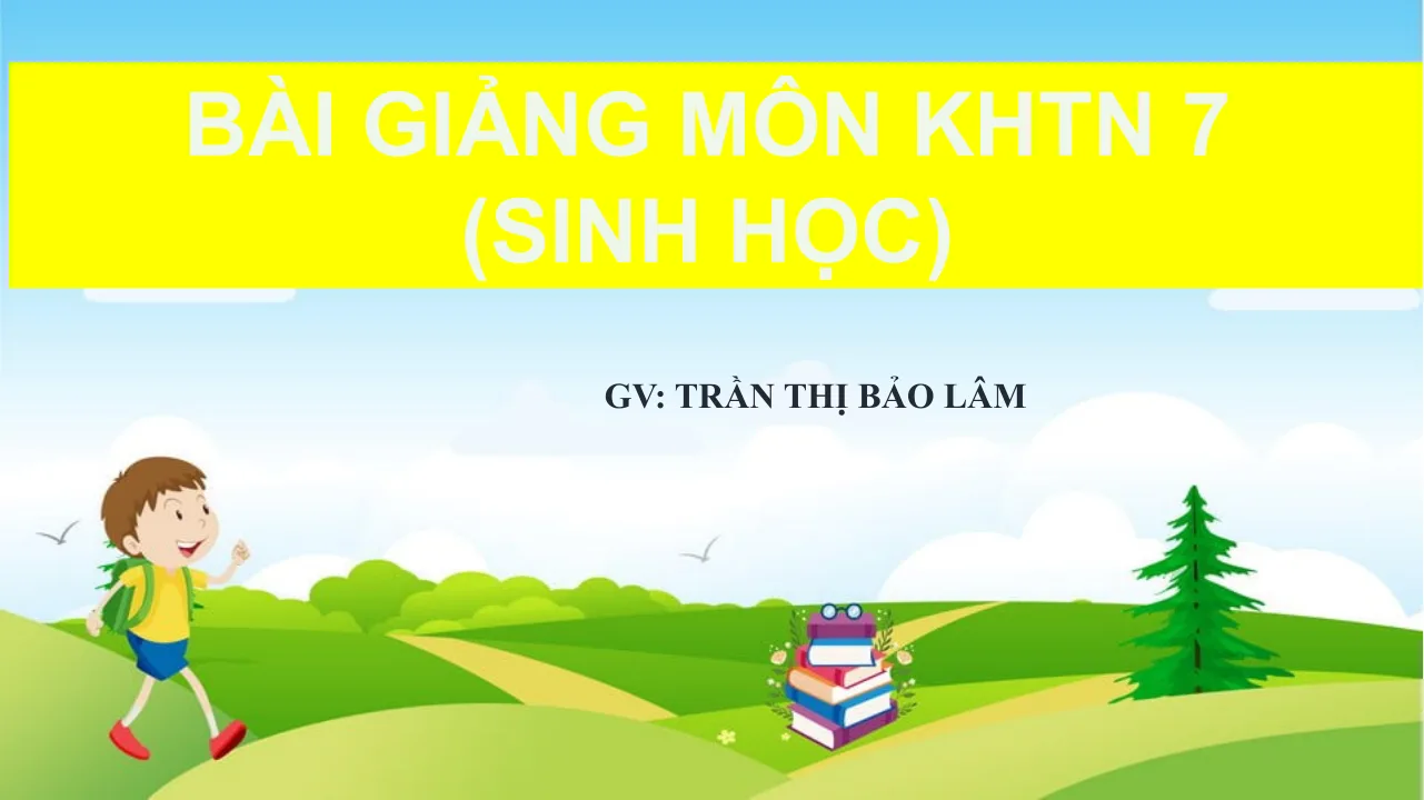 Giáo Án PowerPoint Sinh 7 Bài 24 Vai Trò Của Nước Và Các Chất Dinh Dưỡng Đối Với Sinh Vật