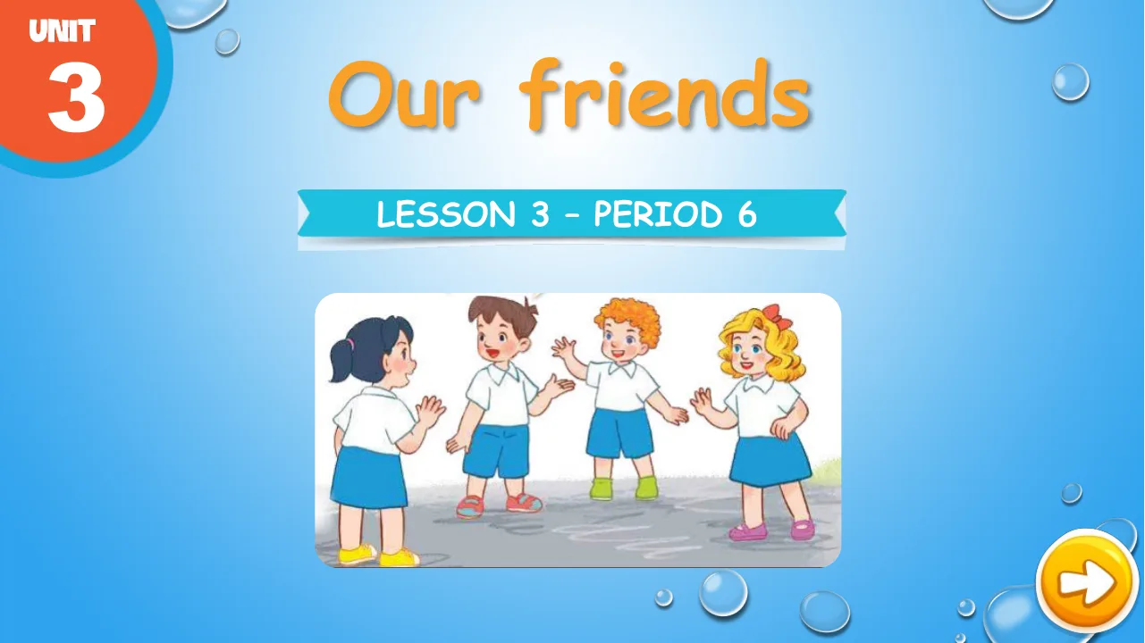 Giáo Án PowerPoint Tiếng Anh Lớp 3 Unit 3 Lesson 3 Period 6
