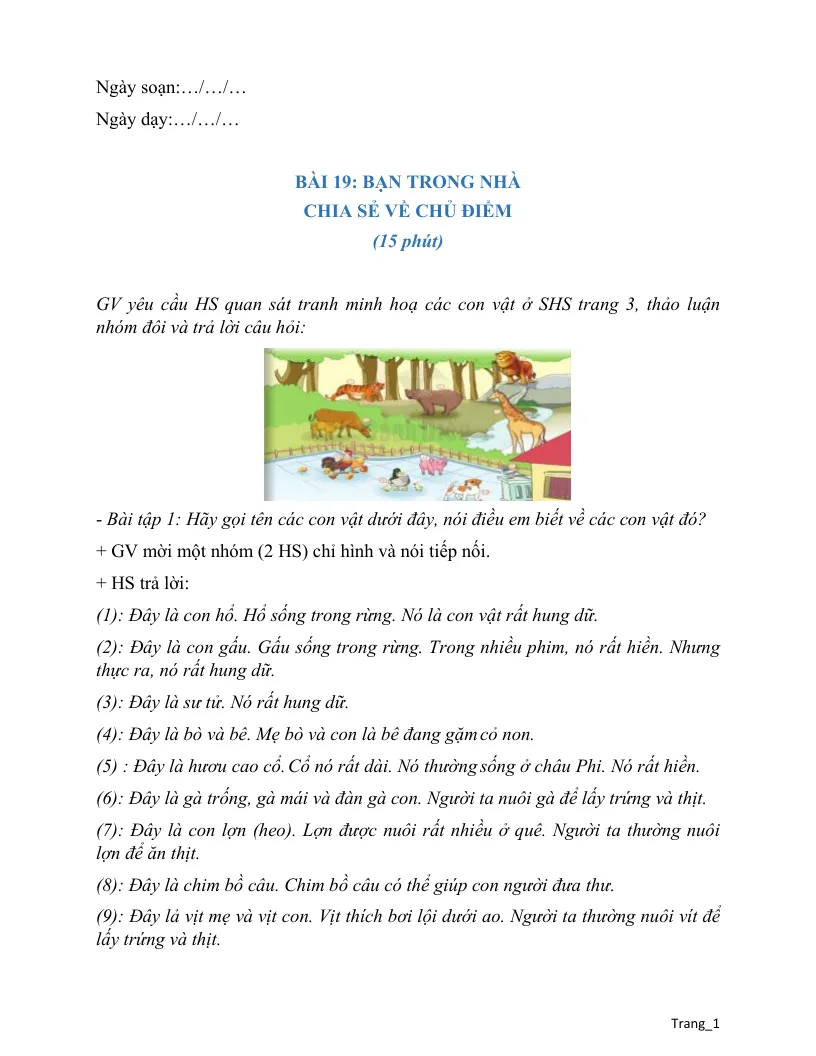 Giáo Án Tiếng Việt 2 Học Kỳ 2 Rất Hay