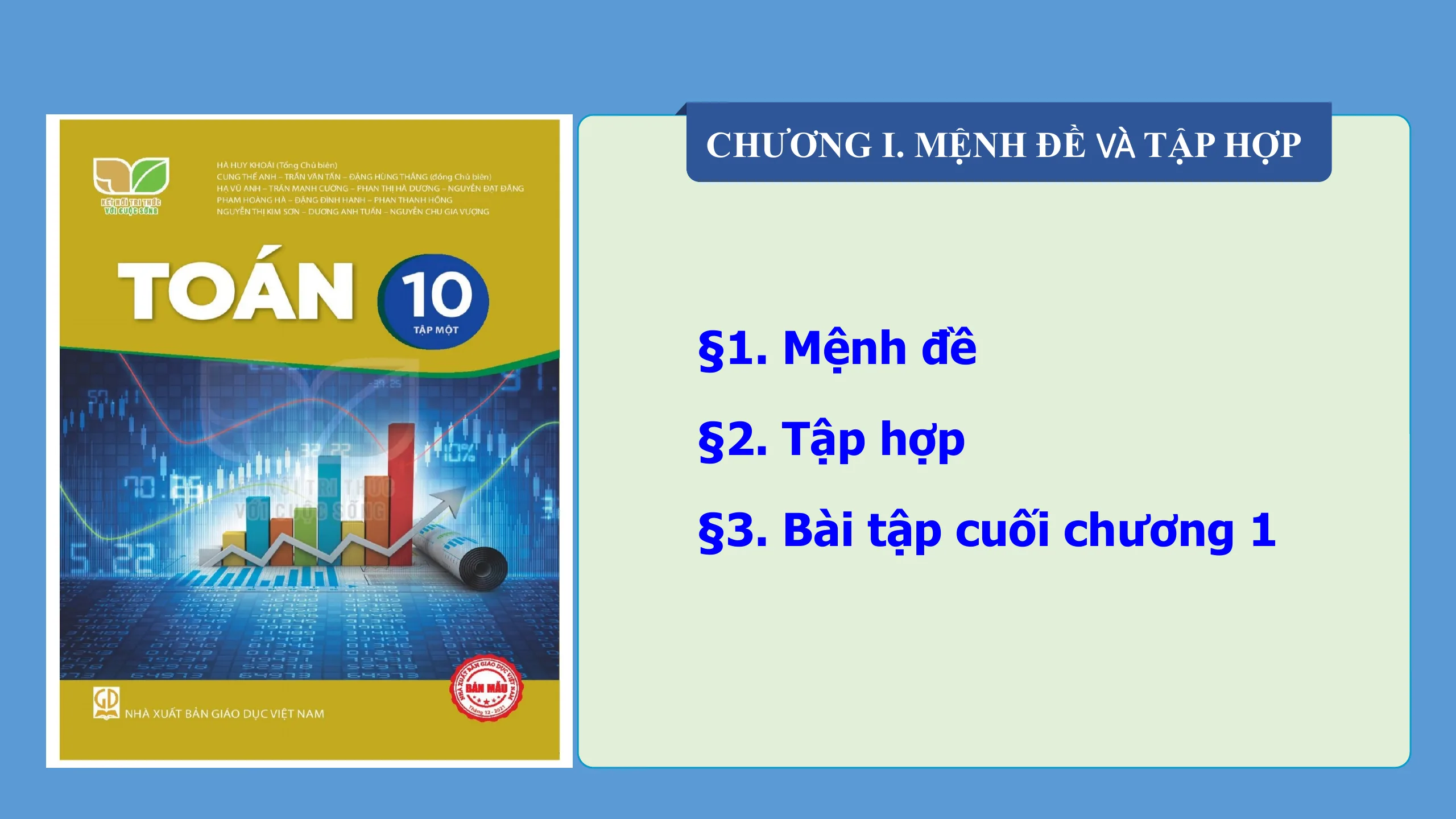 Giáo Án PowerPoint Toán 10 KNTT Bài 1 Mệnh Đề