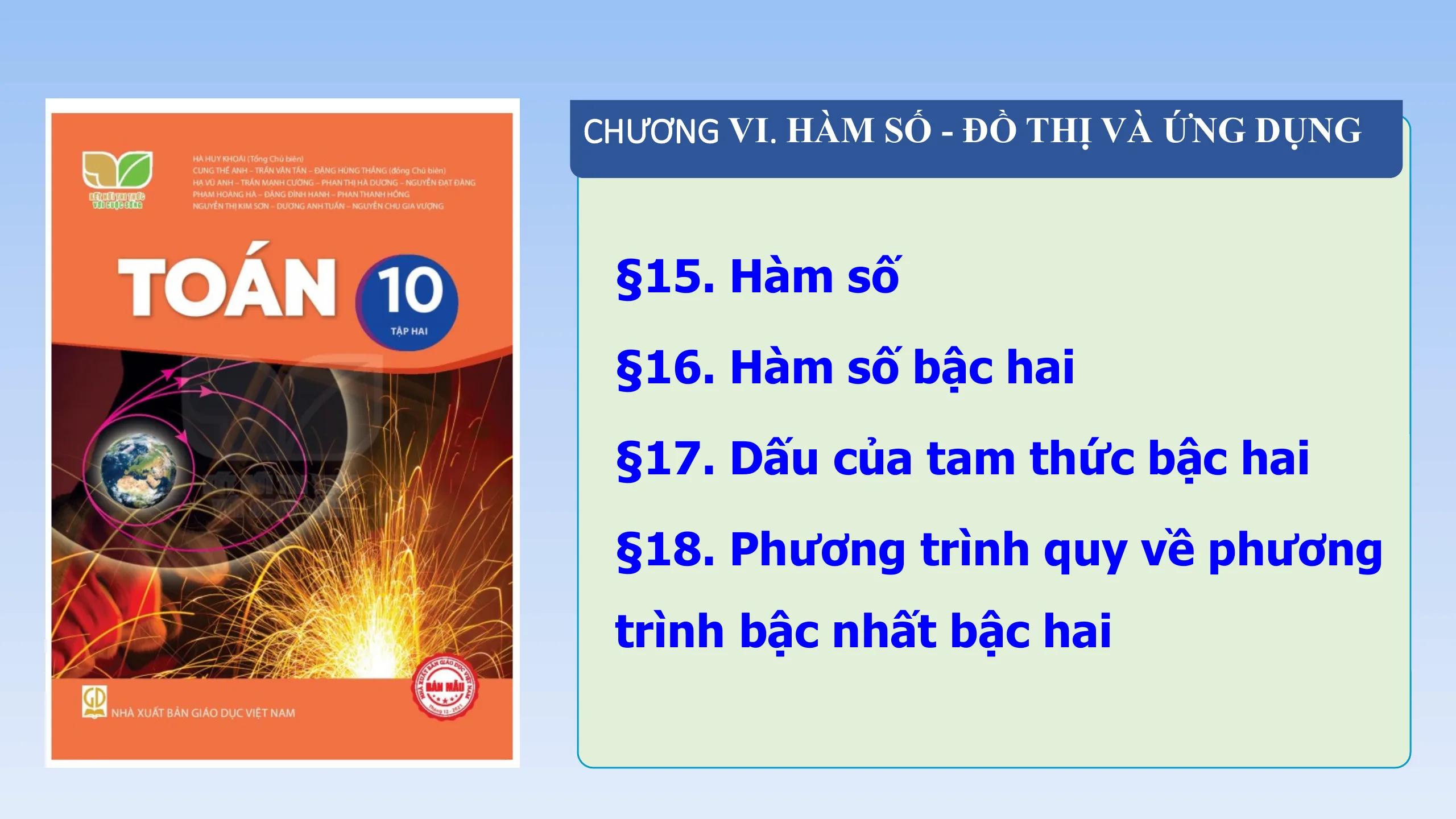 Giáo Án PowerPoint Toán 10 KNTT Bài 15 Hàm Số