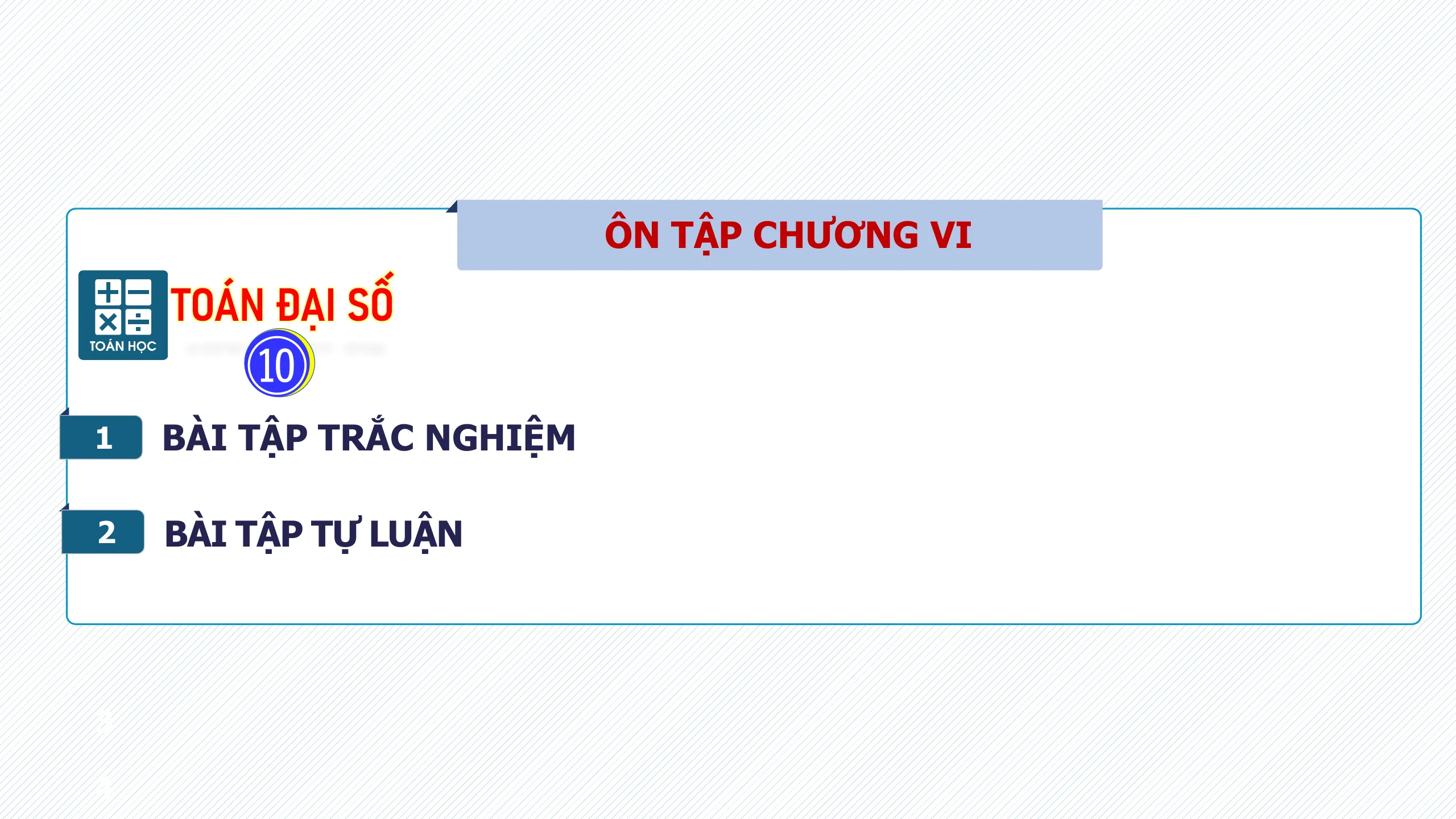 Giáo Án PowerPoint Bài Ôn Cuối Chương 6 Hàm Số Đồ Thị Và Ứng Dụng