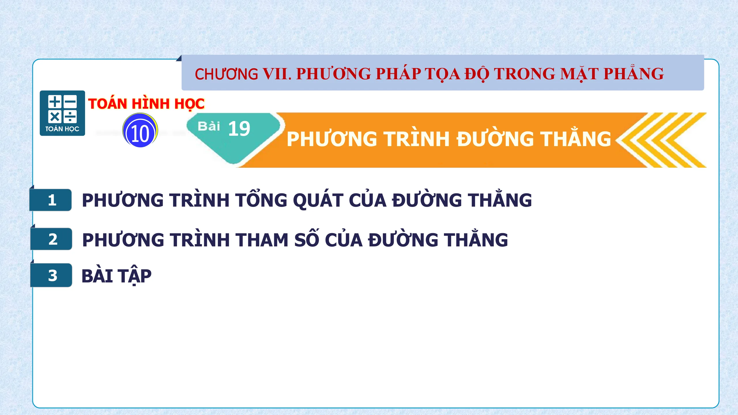 Giáo Án PowerPoint Bài 19 Phương Trình Đường Thẳng KNTT - Phần 2