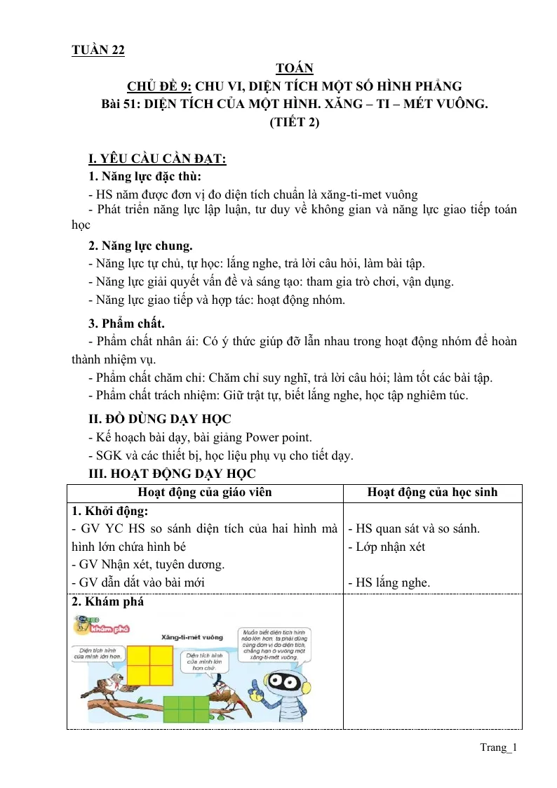 Giáo Án Toán 3 Tuần 22 File