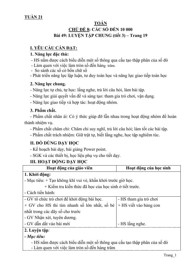 Giáo Án Toán 3 Tuần 21 File
