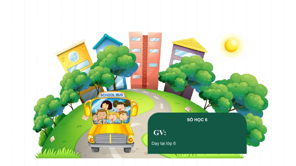 Giáo Án PowerPoint Toán 6 Bài 10: Số Nguyên Tố